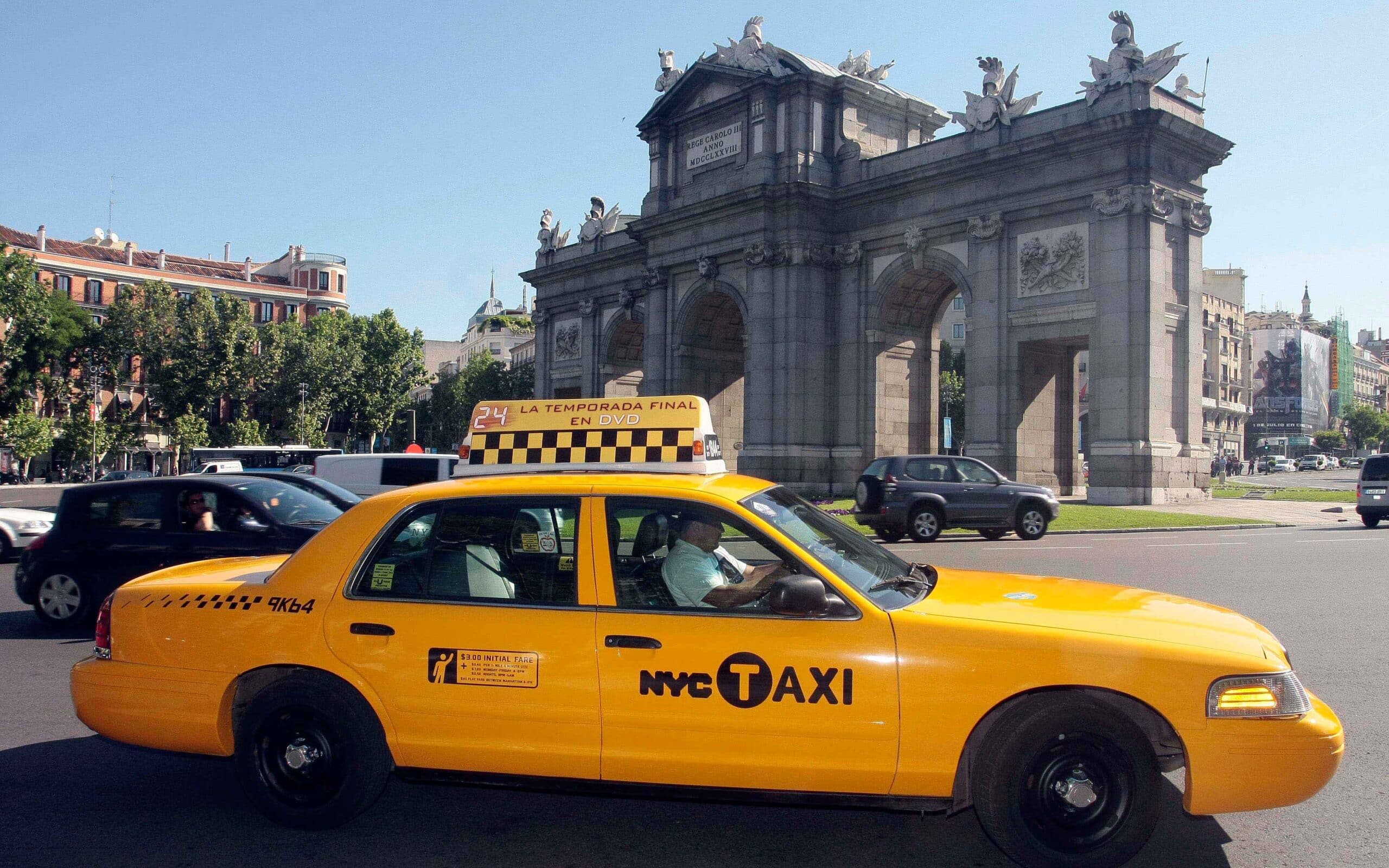 Un taxi neoyorquino en pleno Madrid