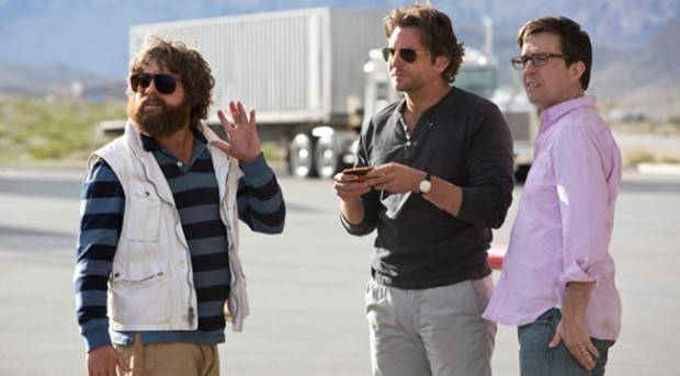 Bradley Cooper, Ed Helms y Zach Galifianakis en 'Resacón 3'
