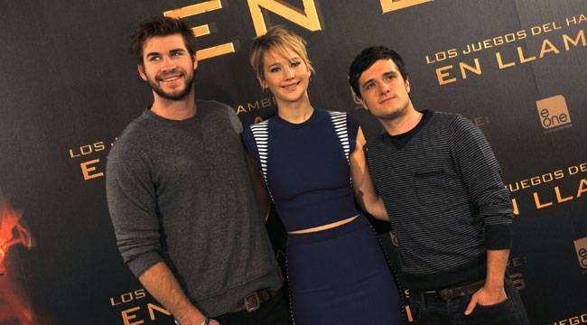Vídeo de la rueda de prensa “Los Juegos del Hambre: En llamas” con Jennifer Lawrence, Liam Hemsworth y Josh Hutcherson en Madrid