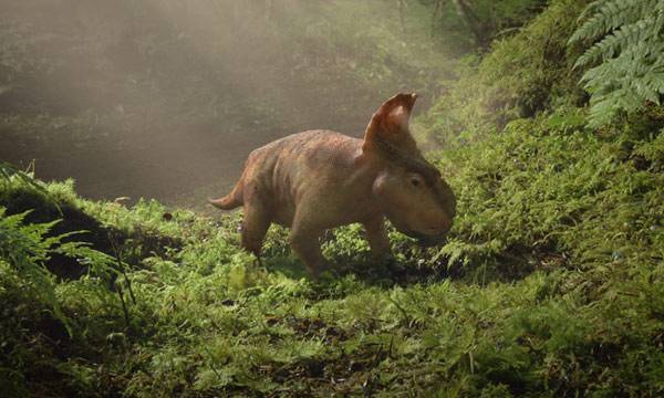 Imagen de la película "Caminando entre dinosaurios" (3D)