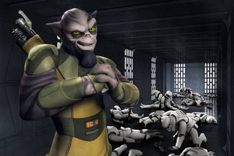 Zeb, el tío duro del grupo de 'Star Wars Rebels: La chsipa de la rebelión'