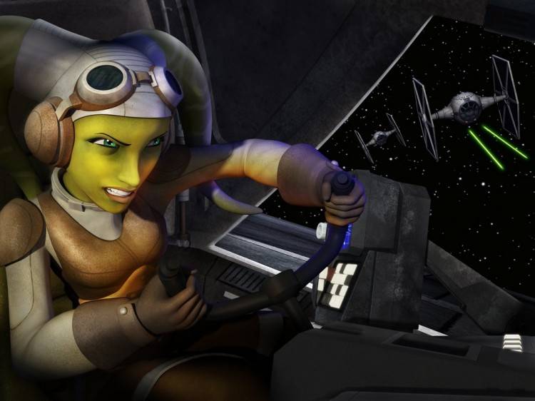 Hera, la piloto intrépida de 'Star Wars Rebels: La chsipa de la rebelión'