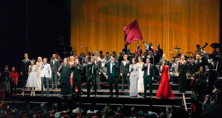 Musical Los Miserables para "15 años de musicales: concierto aniversario Stage Entertainment"