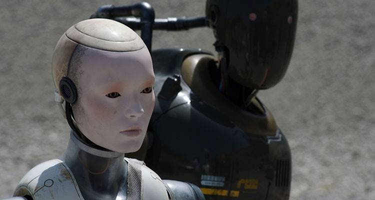 Cleo la robot más "humana" de la película "Autómata" (2015)