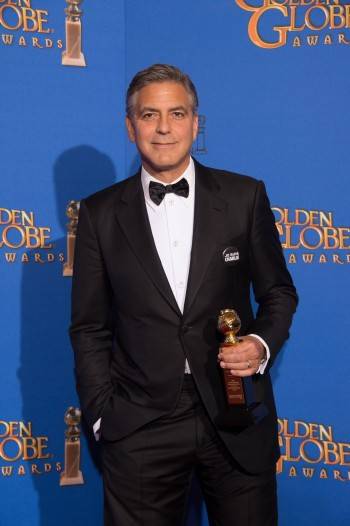 George Clooney, premio honorífico Globos de Oro 2015 © HFPA