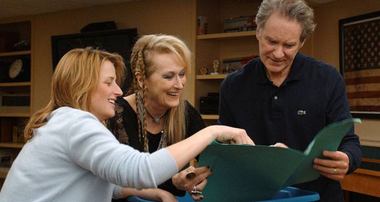Imagen de Kevin Kline, Mamie Gummer y Meryl Streep en la película 'Ricki' (2015)