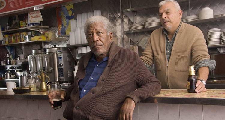 Morgan Freeman y Ted Sod en la película 'Ático sin ascensor'Morgan Freeman y Ted Sod en la película 'Ático sin ascensor'