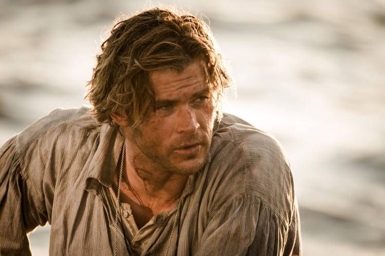Chris Hemsworth en la película 'En el corazón del mar'