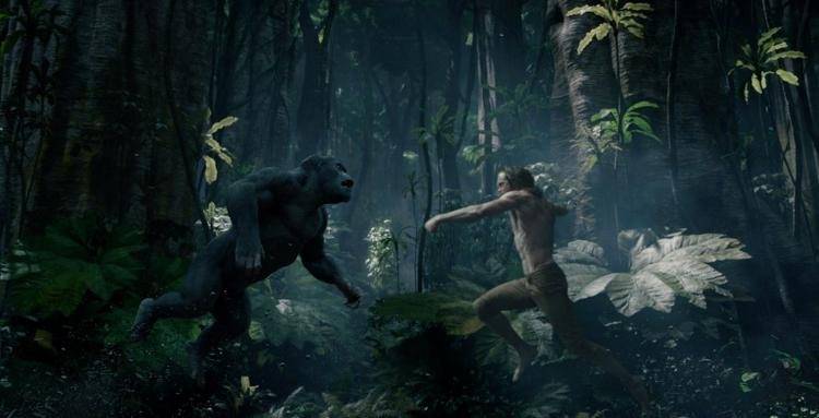 Alexander Skarsgård luchando contra un gorila