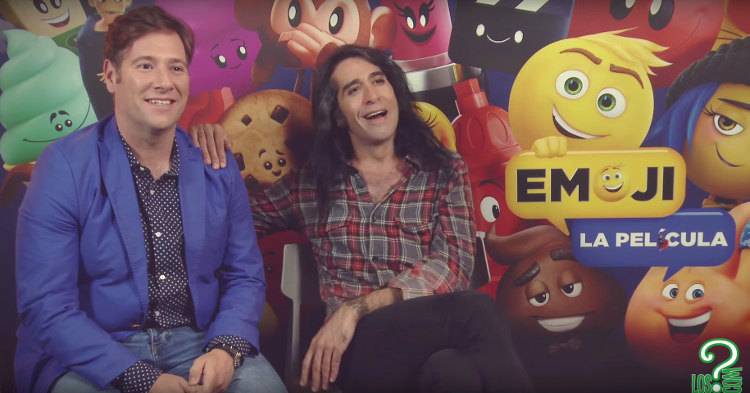 Mario Vaquerizo y Carlos Latre nos presentan "Emoji la peli"
