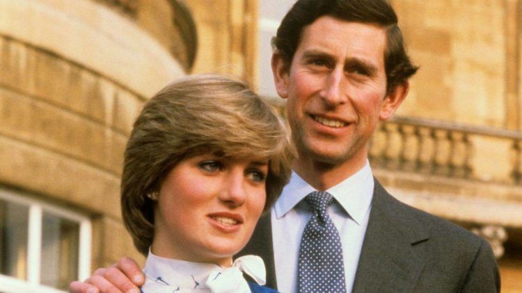 Imagen de los príncipes de Gales Carlos y Diana