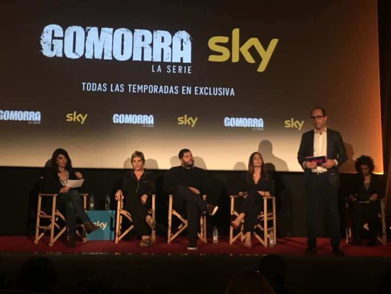 Presentación en Madrid de la serie de televisión Gomorra