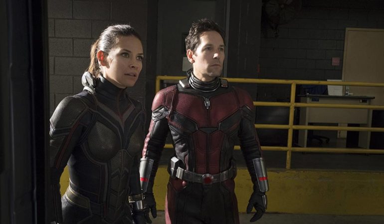 Evangeline Lilly y Paul Rudd en "Ant-Man y la Avispa"