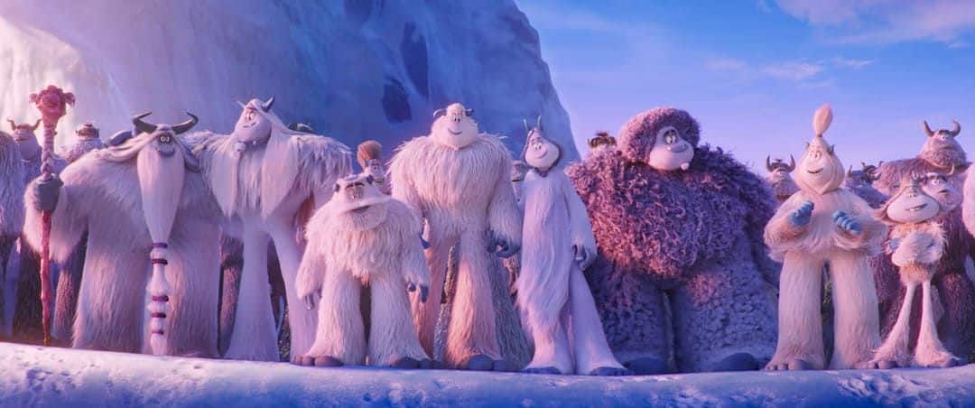 Los miembros de la aldea Bigfoot, los yetis de la película