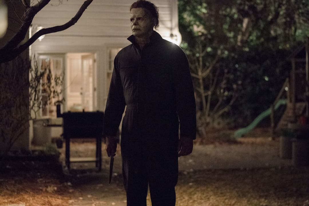 Michel Myers en la película La noche de Halloween (2018)