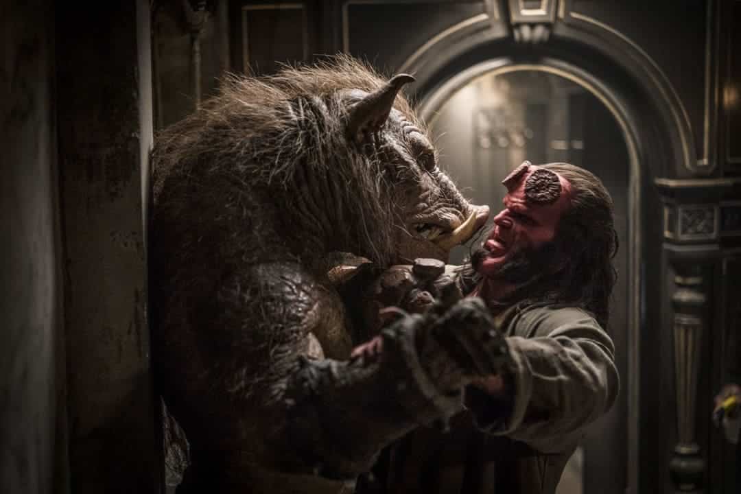 Una escena de la película Hellboy 2019