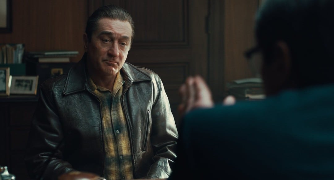 Robert De Niro en una foto de "El Irlandés" la película dirigida por Martin Scorsese (Opinión de la película).