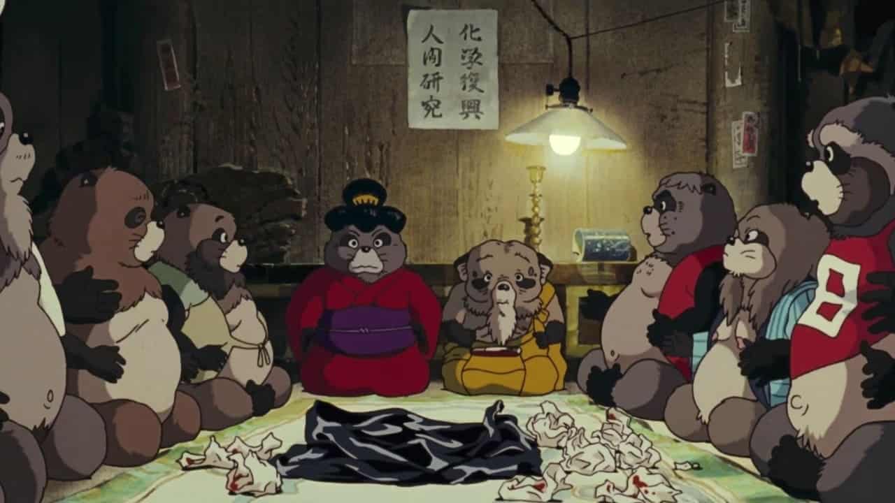 Película de animación Pompoko del Studio Ghibli (1994): Crítica