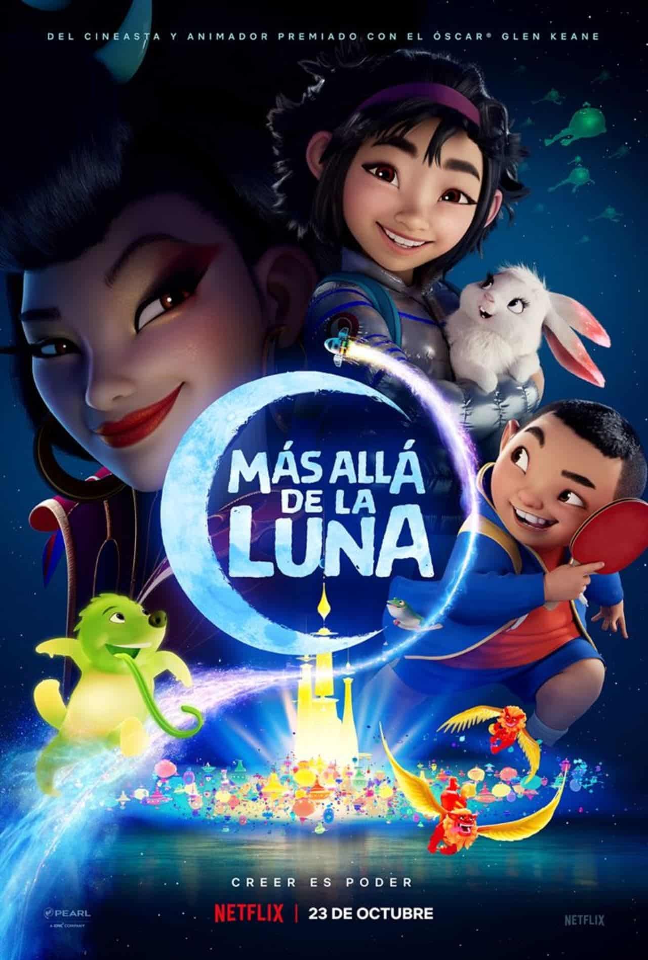 Cartel de Más allá de la Luna (Netflix)