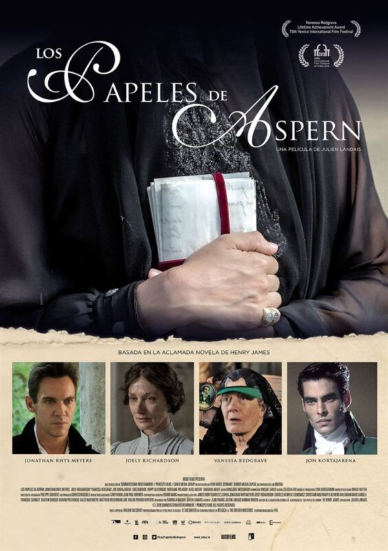Cartel de la película Los papeles de Aspern