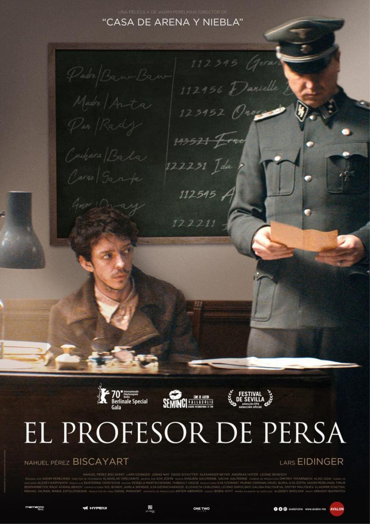Cartel de la película El profesor de persa