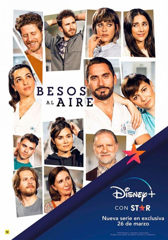 Cartel de la serie Besos al aire de Disney Plus