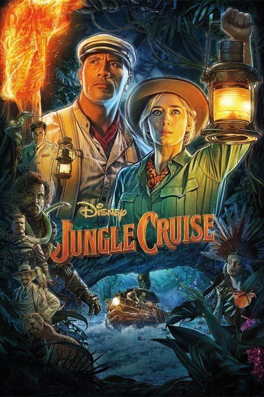 Cartel de Jungle Cruise Pelicula Disney