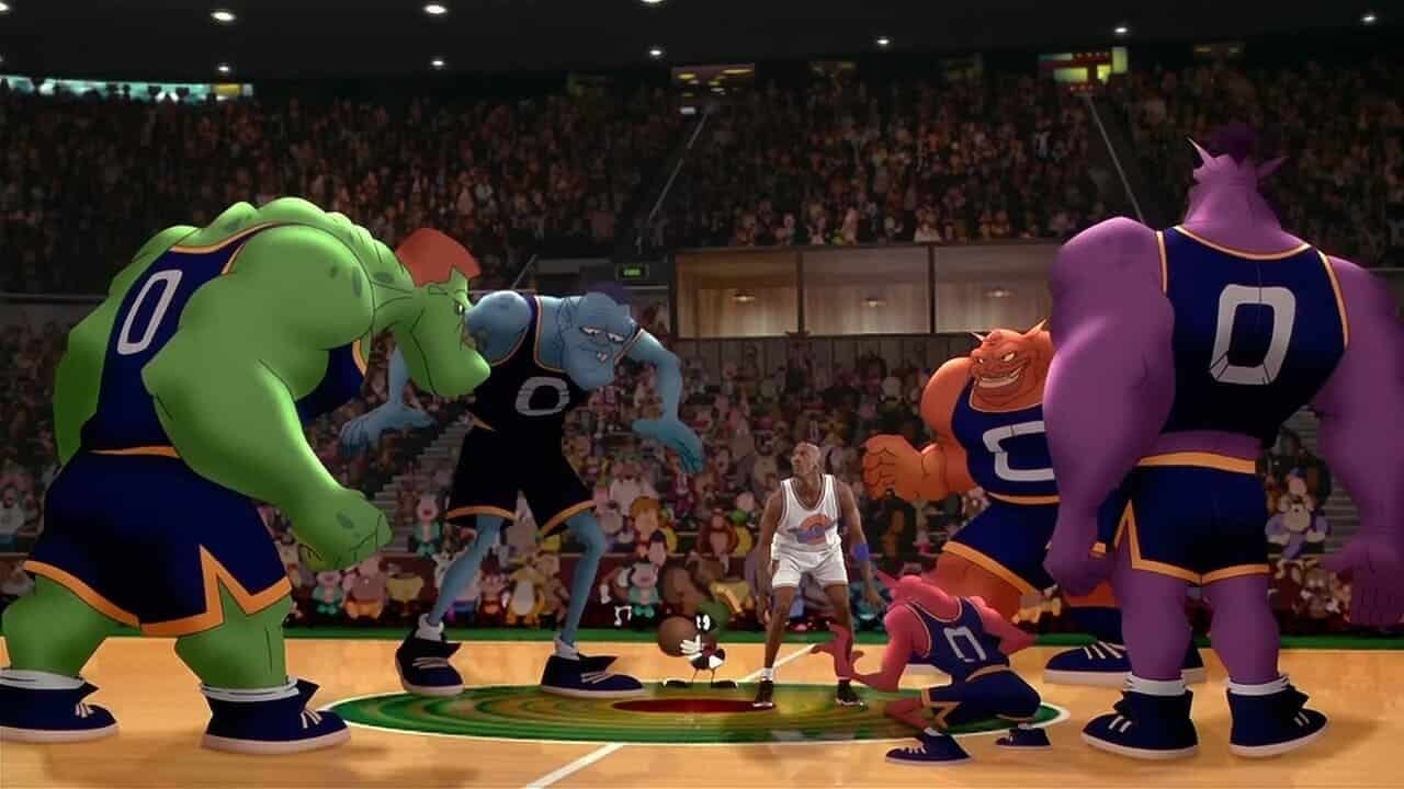 El partido de baloncesto de la película