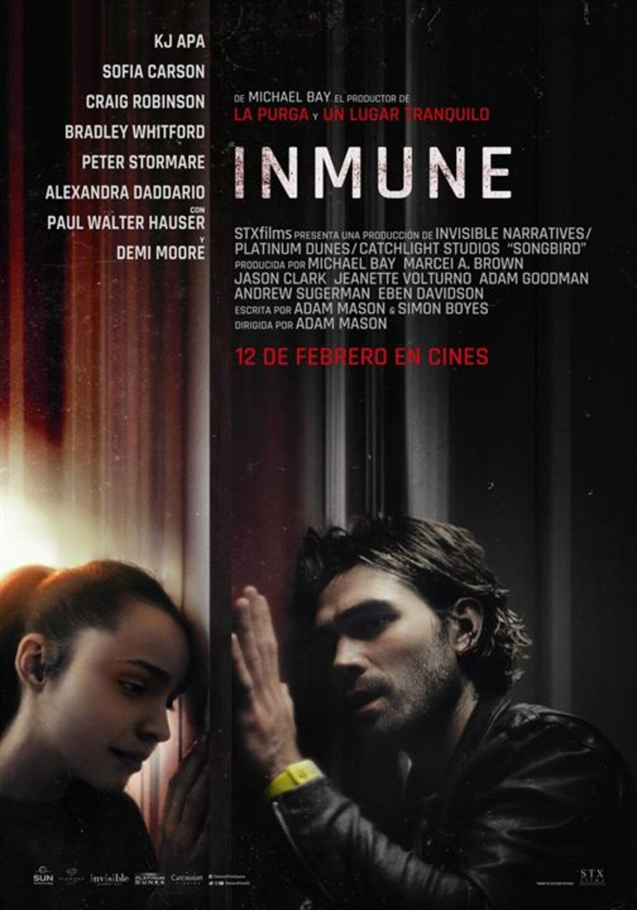 Cartel de la película Inmune (Songbird)