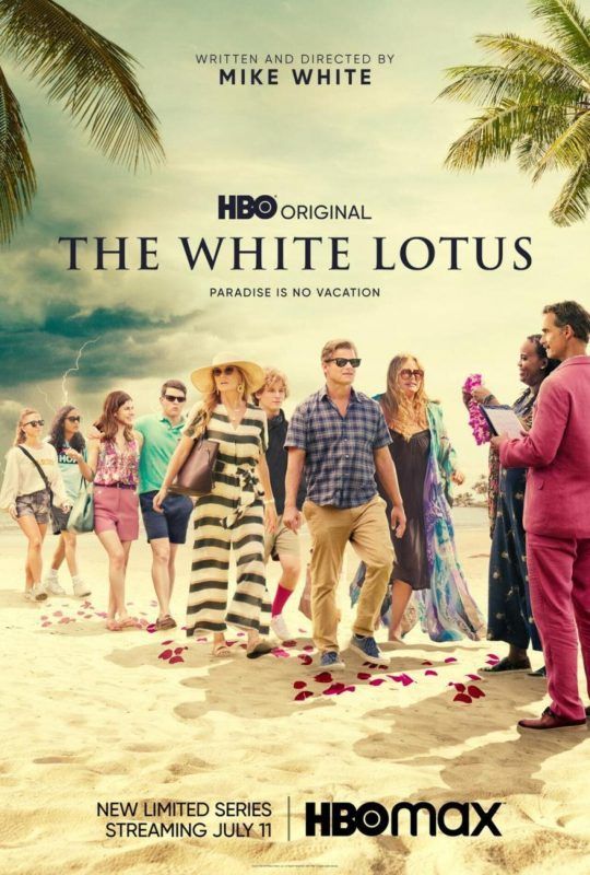 Cartel de la serie The White Lotus de HBO