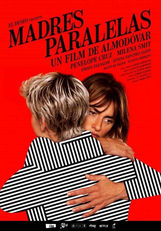 Cartel de la película Madres paralelas de Pedro Almodóvar 