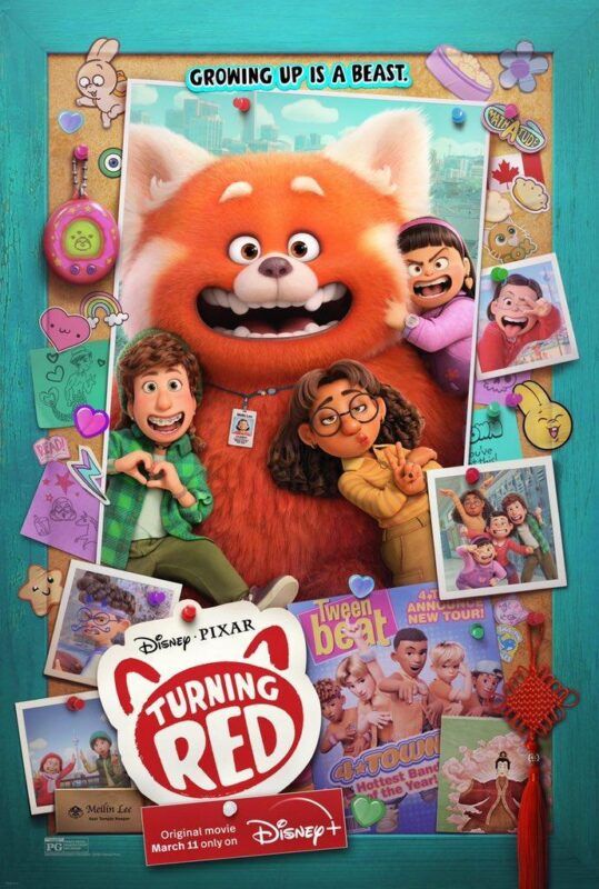 Cartel de la película Red (Disney Plus)