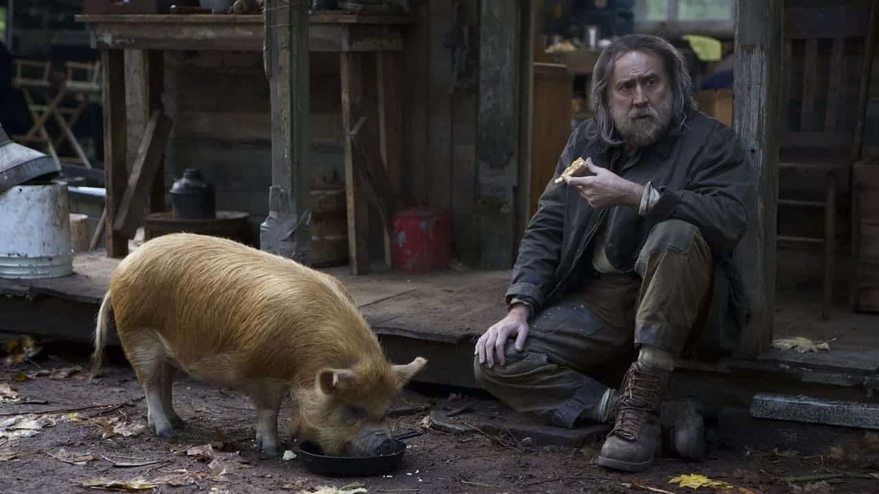 Nicolas Cage y el cerdo