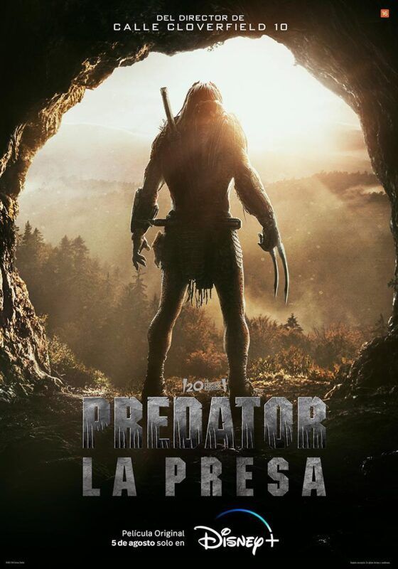 Cartel de la película Predator La presa de Disney Plus
