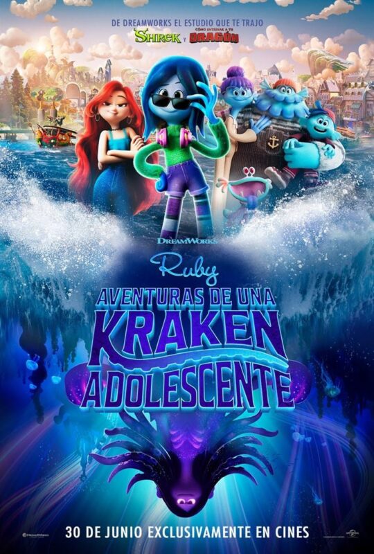 Cartel de la película Ruby aventuras de una kraken adolescente (2023)