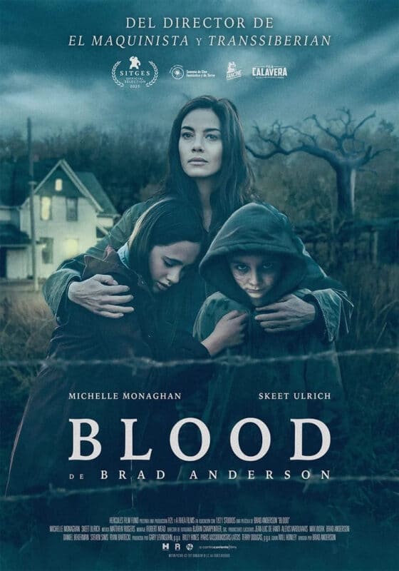 Cartel de la película 'Blood de Brad Anderson' (2023)